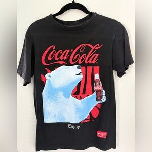 Coca-Cola Black T-Shirt with Logo
